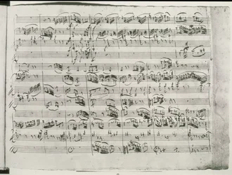 Trio in G-Dur für Violine, Cembalo und Violoncello (K 496) 1786 (11. Seite)